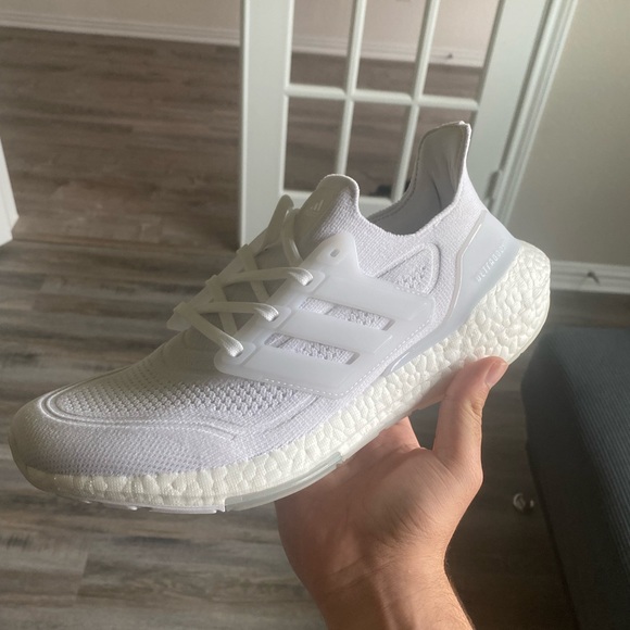 adidas gazelle silver green womens adidas Ultraboost 21 White Women's Shoes, Size: 9 main image 0